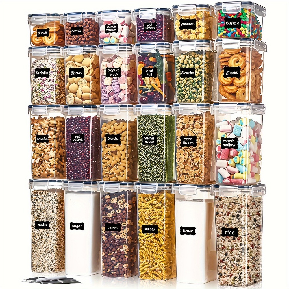 Food Storage With Colander - 24Pcs Food Storage Containers 12 Boxes