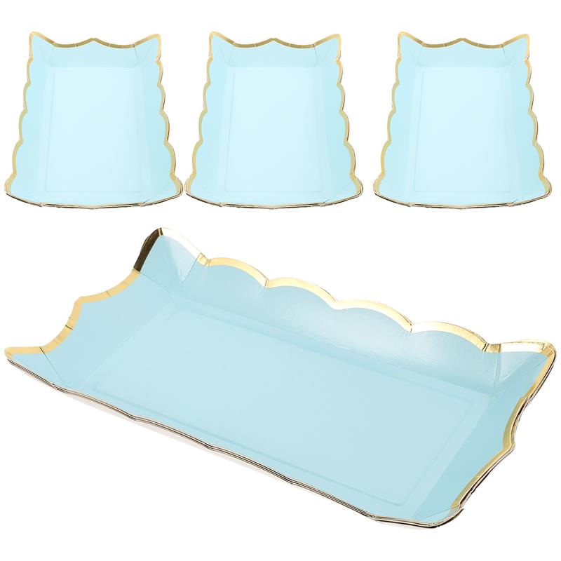 Food Storage Safety - 4pcs Disposable Serve Tray Food Serve