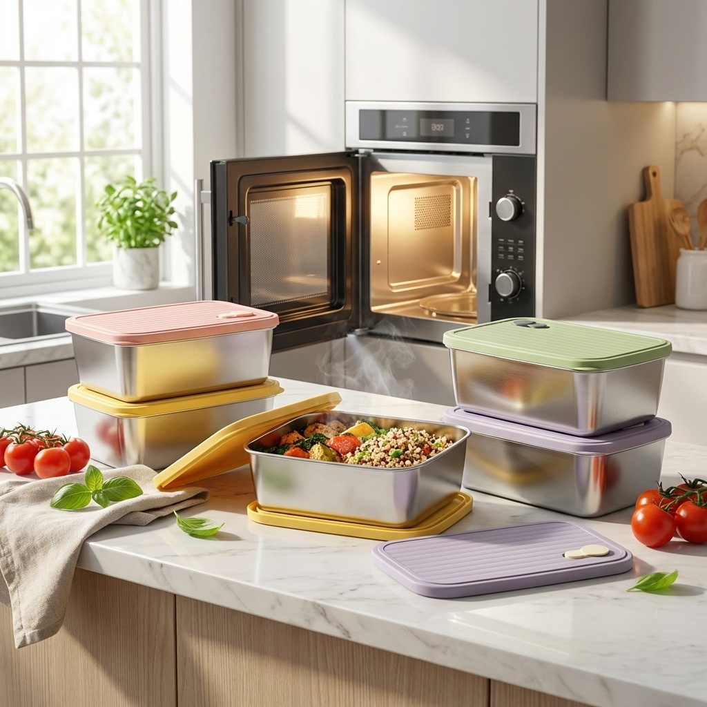 Food Storage Box Large - Large Capacity Food Container With Lid