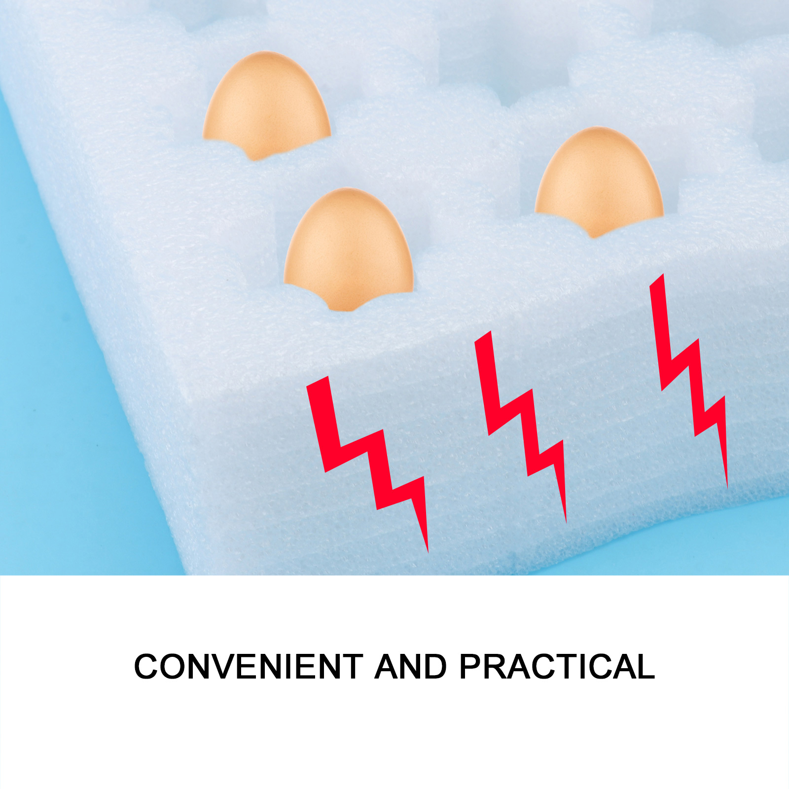 Egg Storage Holder - 2Pcs Shockproof Egg Holder 40-Slot Premium