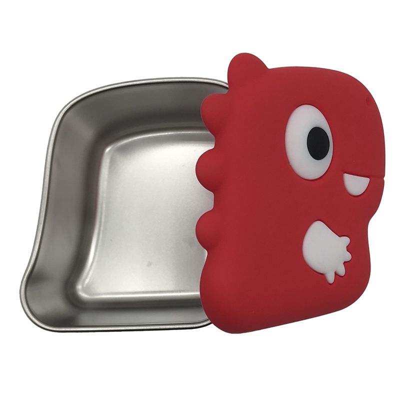 Food Storage Stainless Steel Containers - AA94-304 Stainless Steel Dinosaur Snack Box