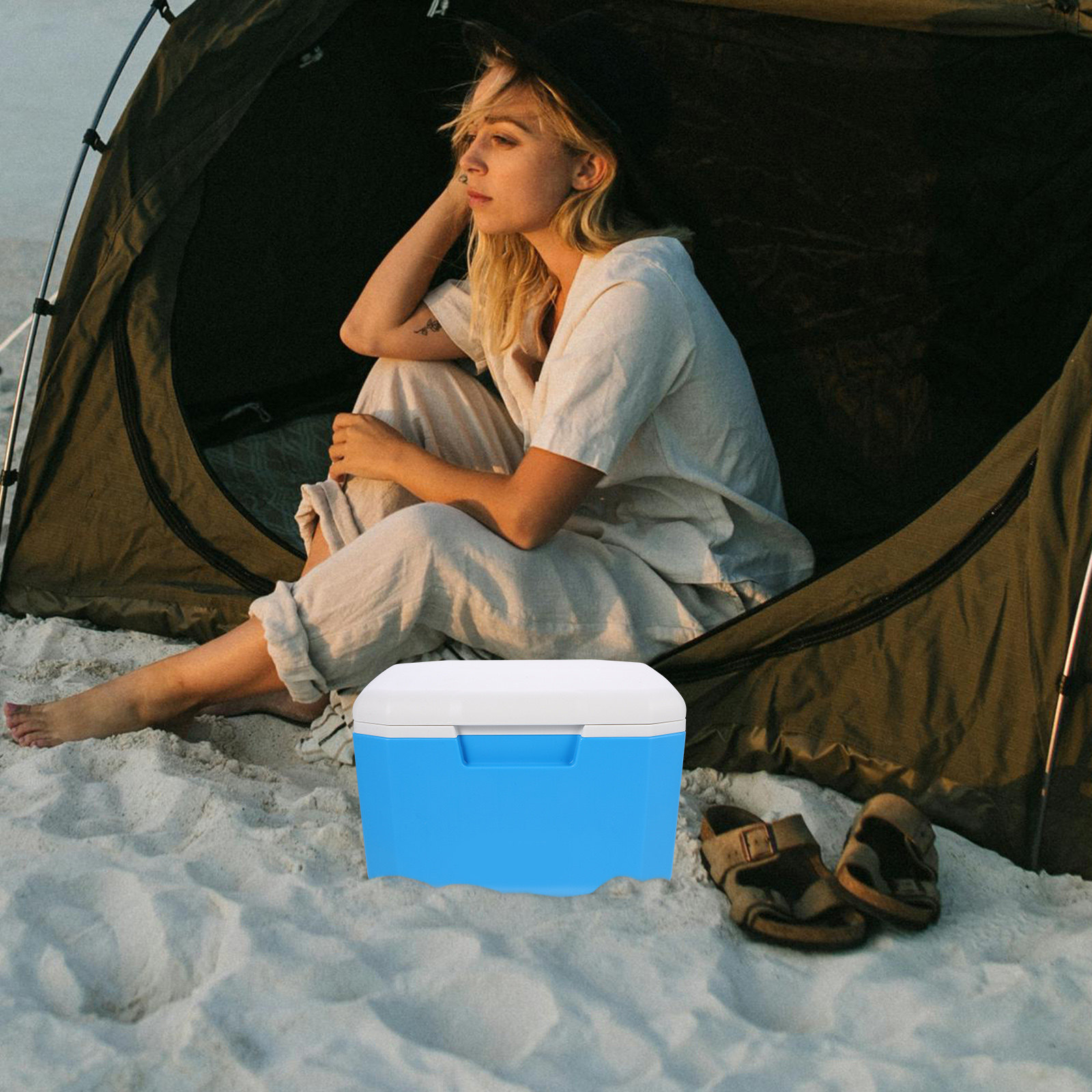 Food Storage Box Large - Heavy Duty Outdoor Picnic Box Insulated