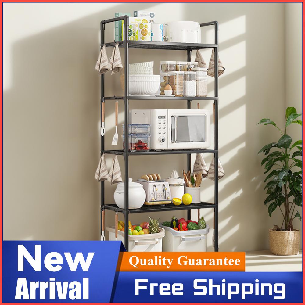 Food Storage Shelving - 5 Tier Shelving Unit Heavy Duty
