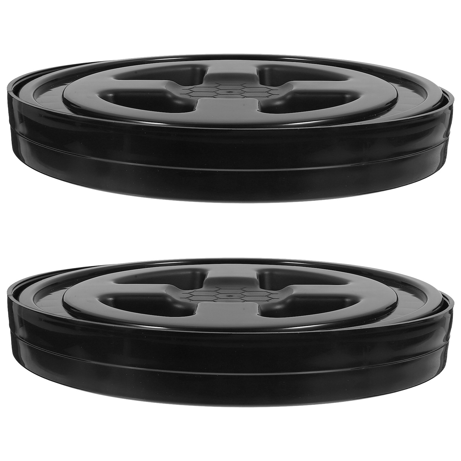 Food Storage Pet - 2Pcs Lock Bucket Lid Airtight Seal
