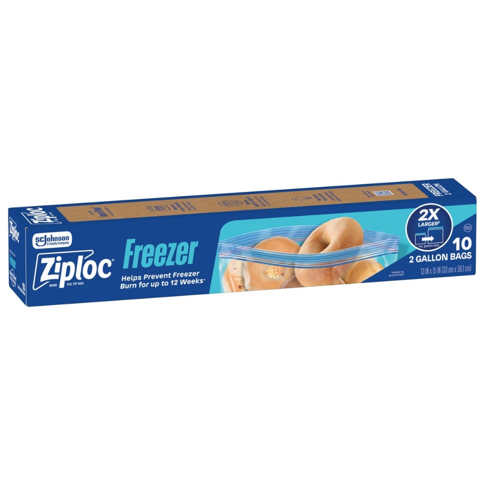 Food Storage Safety - Two Gallon Freezer Bags for Food