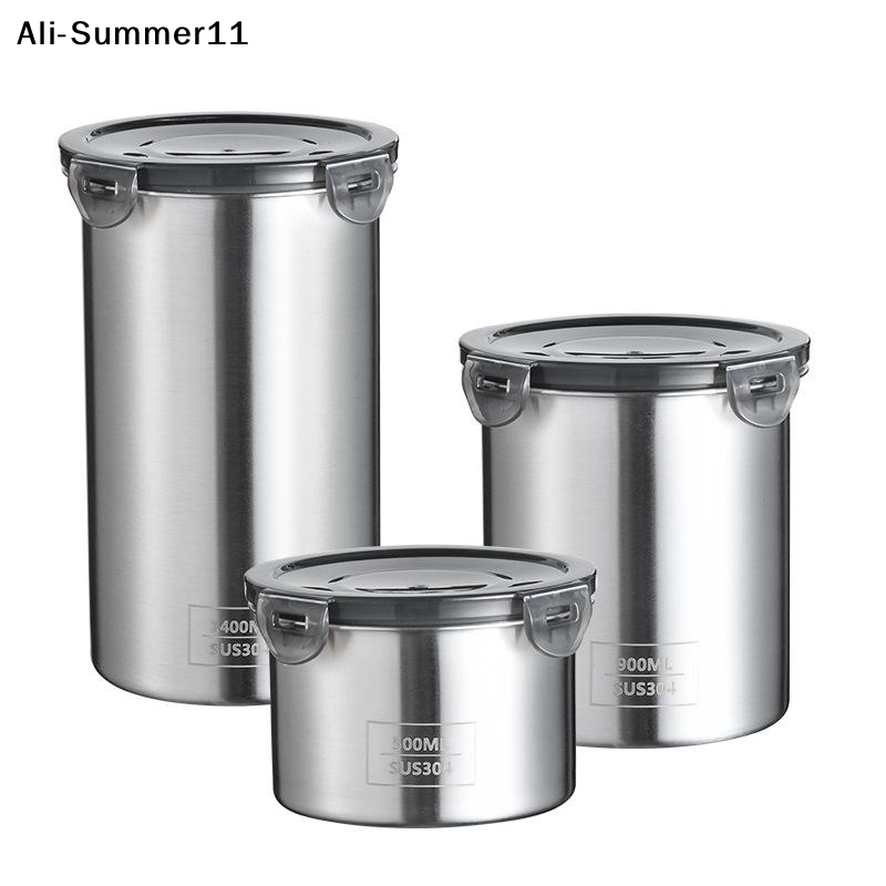 Food Storage Stainless Steel Containers - 【Ag】【Rw】1Pc 2025 New Stainless Steel Sealed