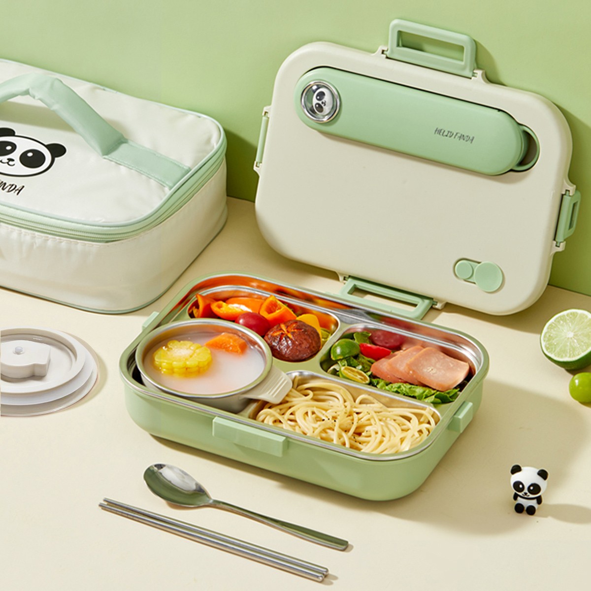 Food Storage Safety - Portable Sealed 304 Stainless Steel Lunch