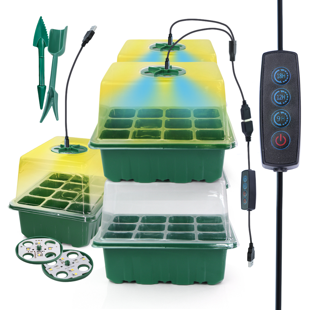 Food Storage Plants - LED Nursery Pots with Grow Light