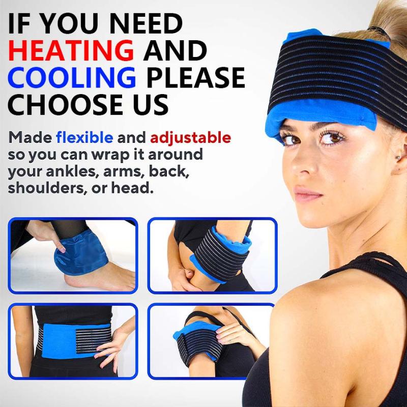 Cold Pack Ice Gel - Professional Reusable Freezable Cold Pack Soft