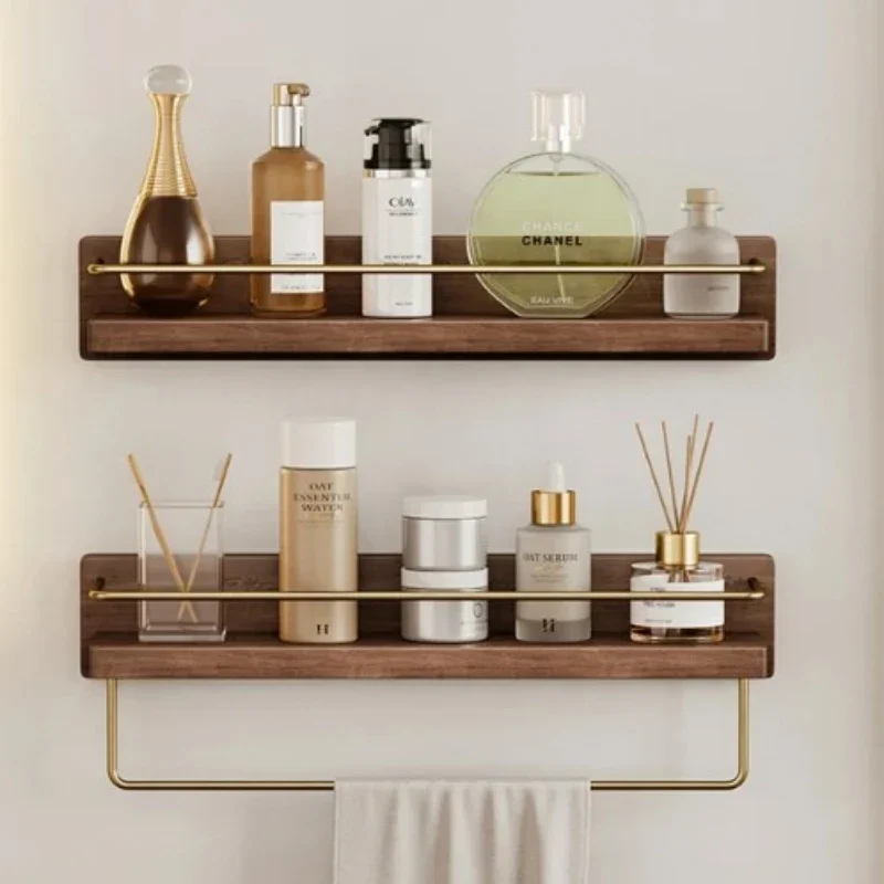 Food Storage Shelving - Bathroom Kitchen Shelf No-punch Towel Rack