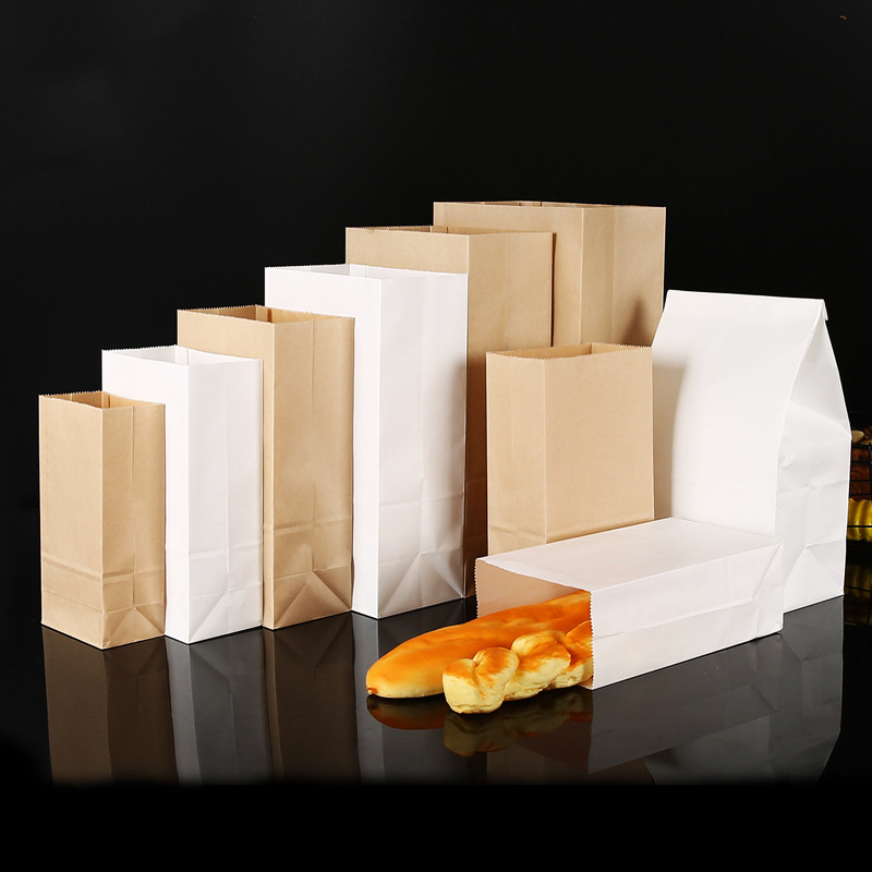 25/50pcs Brown Kraft Paper Bag - Food Storage Plants recension och pris