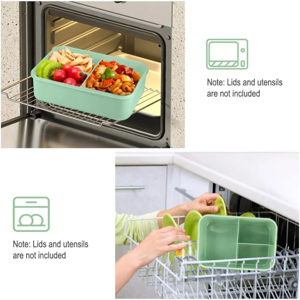 1200ML Bento Lunch Box For Adu - Food Storage Microwave Safe recension och pris