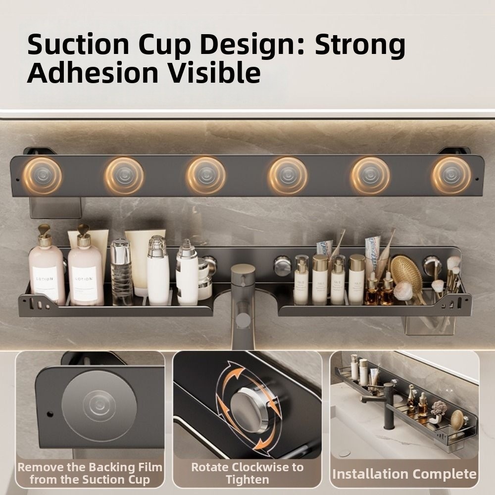 Suction Cup Bathroom Shelves W - Food Storage Shelving recension och pris