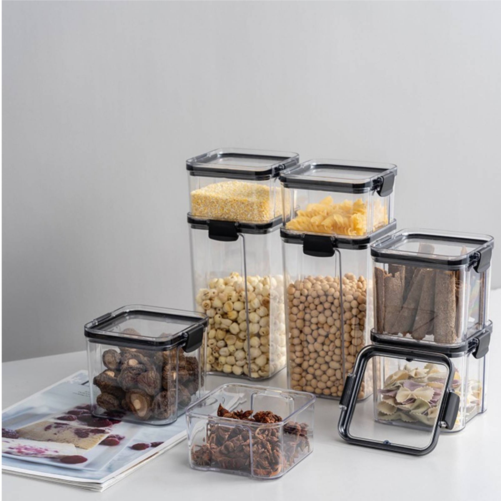 Airtight Food Storage Containe - Food Storage Jars Airtight recension och pris
