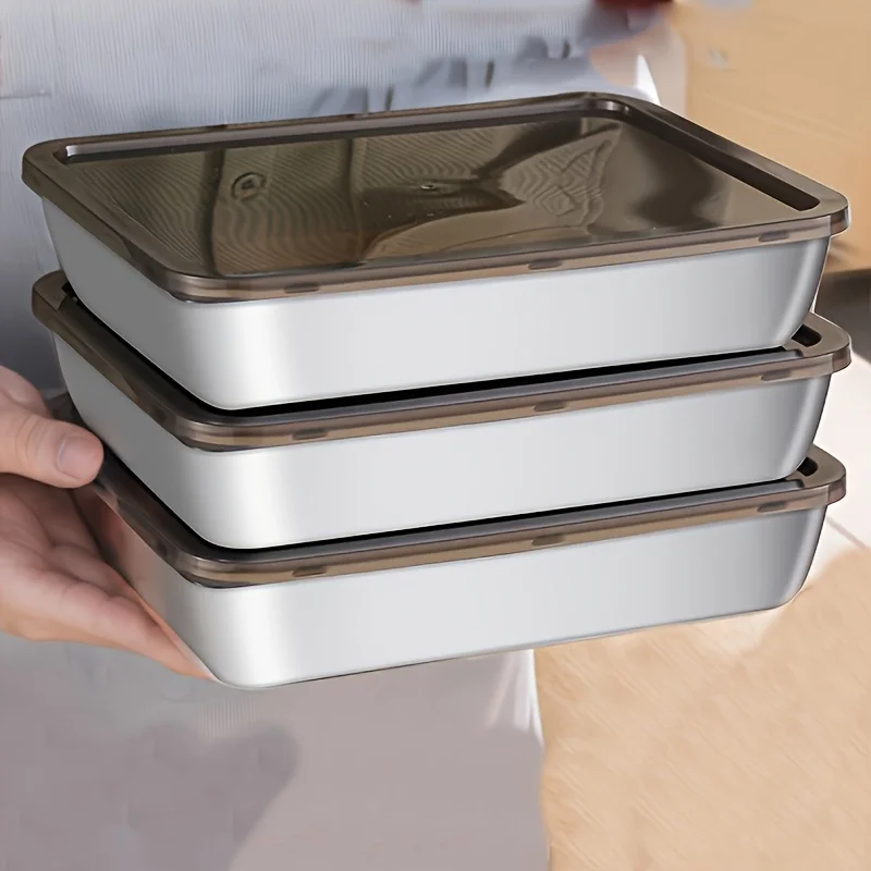 5pcs Stainless Steel Food Stor - Food Storage With Colander recension och pris