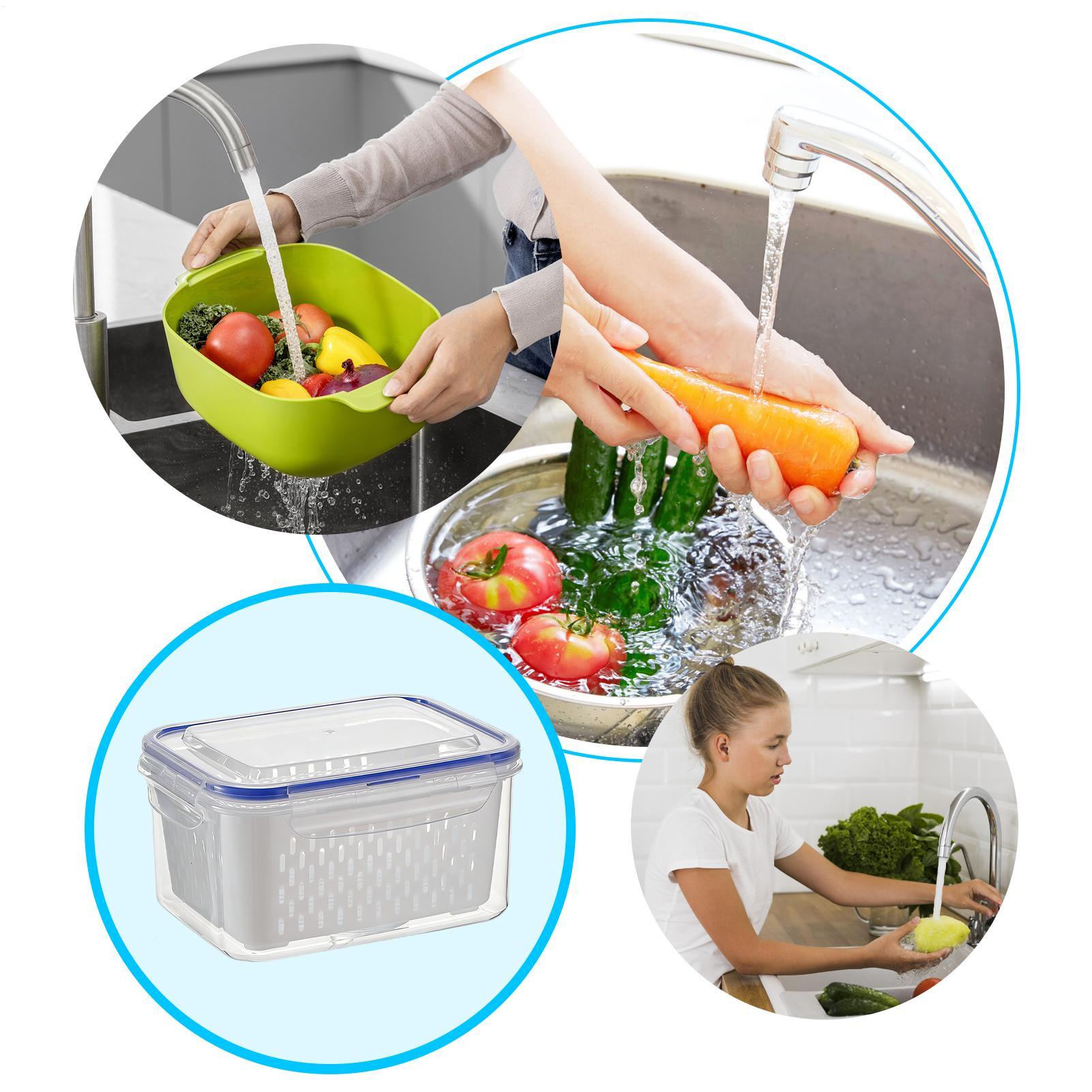 4 In 1 Food Storage Container  - Food Storage With Colander recension och pris