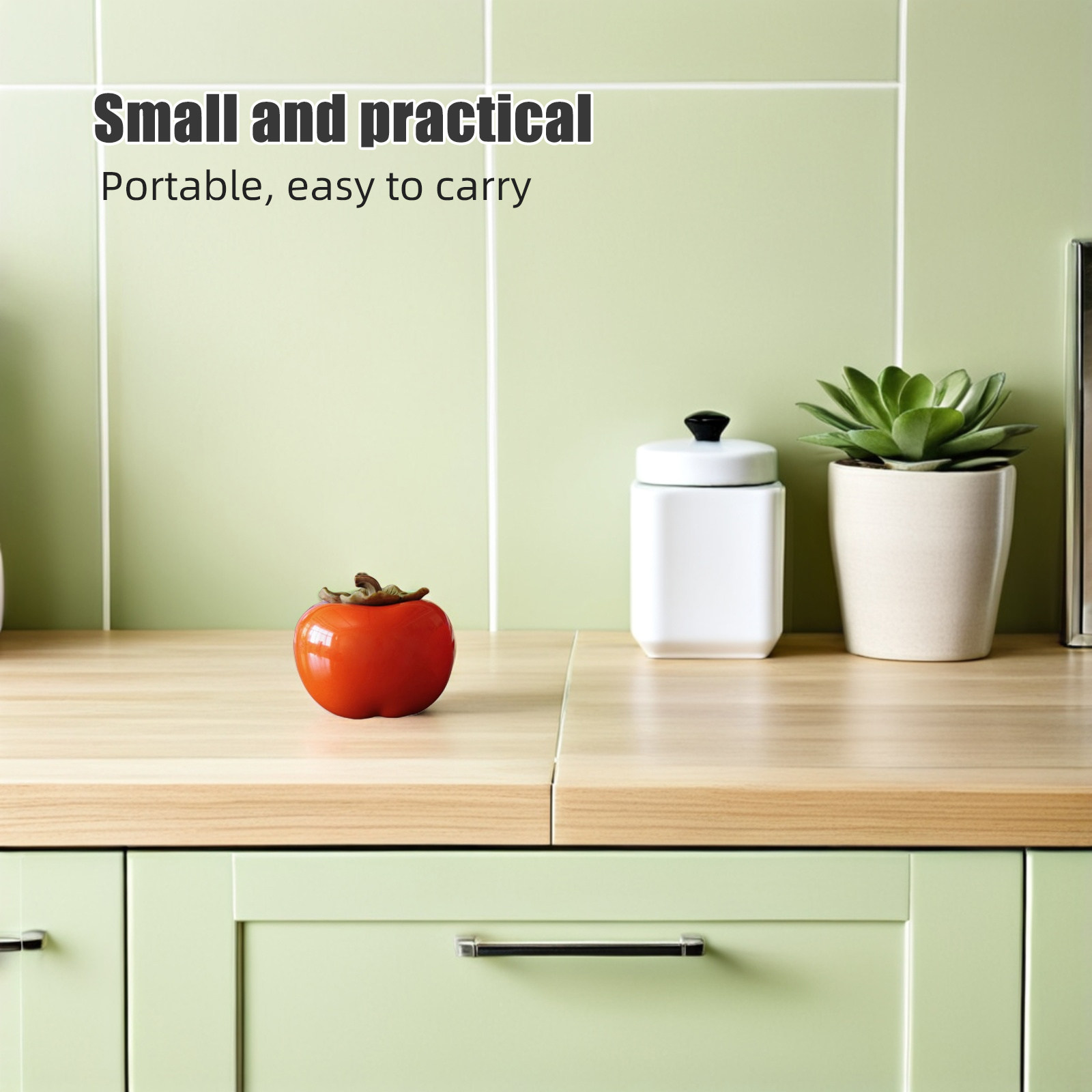2Pcs Orange Persimmon Style Ce - Food Storage Jars Airtight recension och pris
