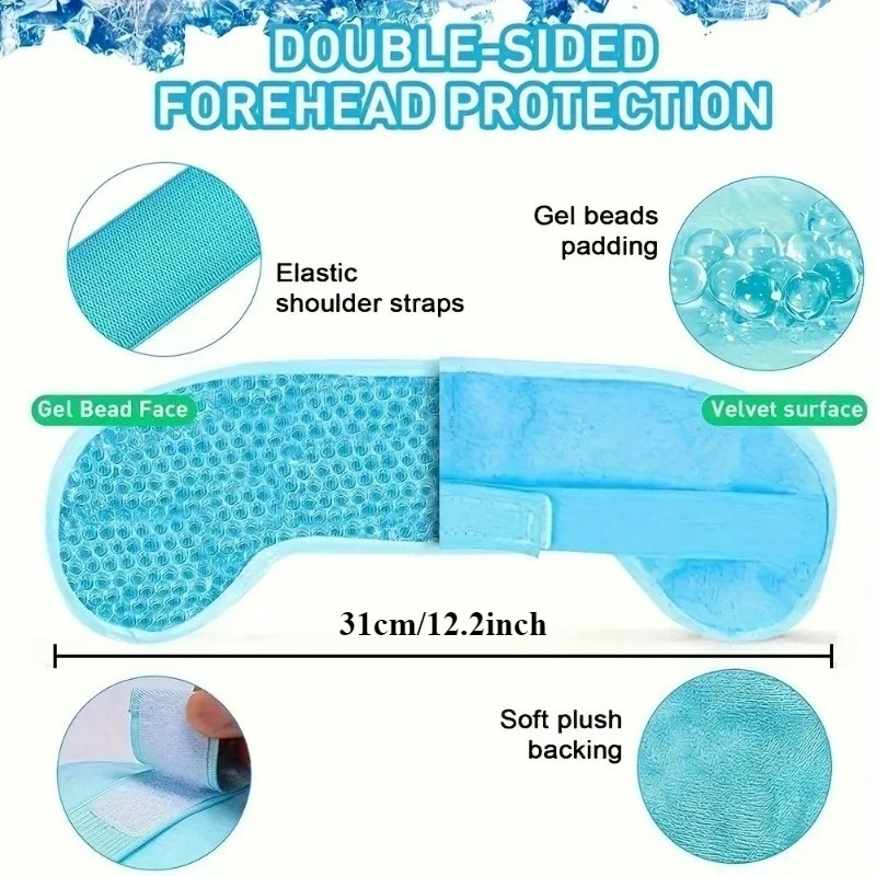 Reusable Hot Cold Gel Headband - Cold Pack Ice Gel recension och pris