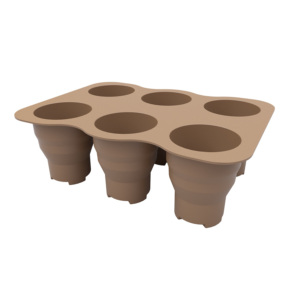 1pc 6Holes Silicone Seedling T - Food Storage Plants recension och pris