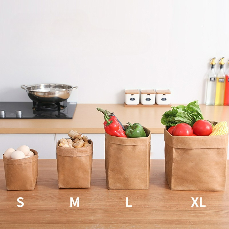 Kraft Paper Bag Washable Paper - Food Storage Plants recension och pris