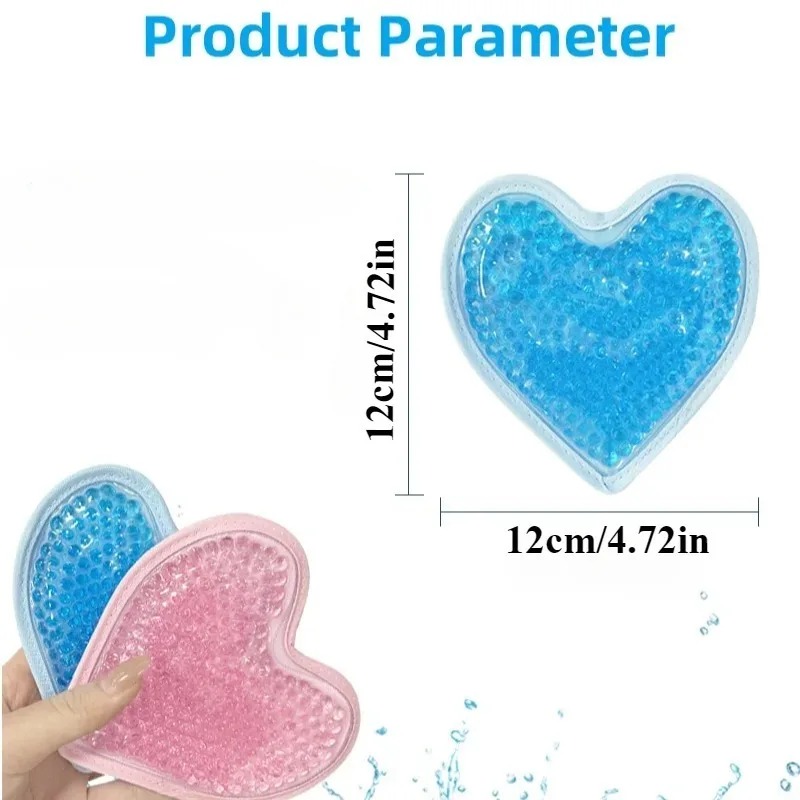 Heart Shaped Ice Pack Hot & Co - Cold Pack Ice Gel recension och pris