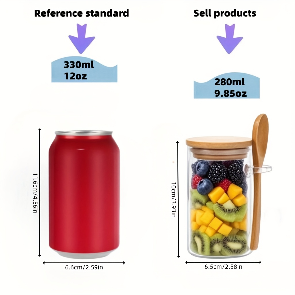 4/8/12Pcs, Oatmeal Breakfast C - Glass Meal Prep Container recension och pris
