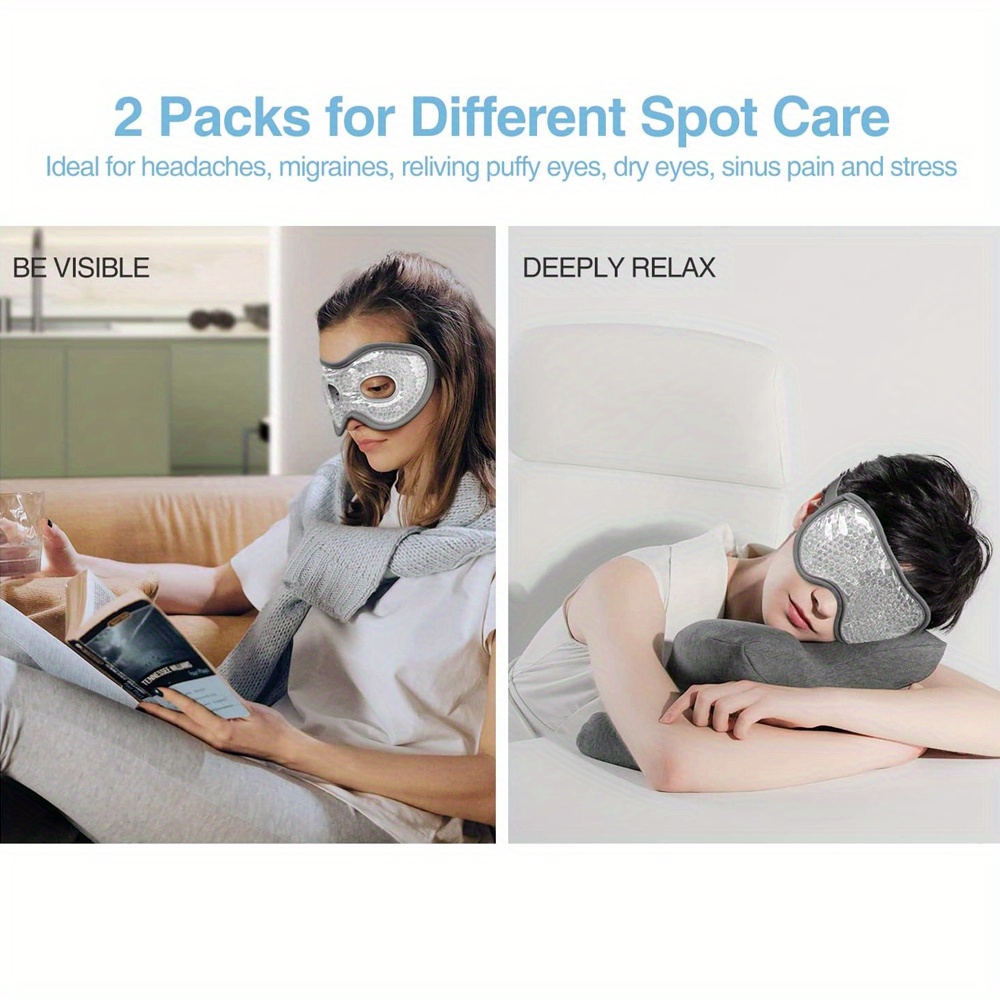 2Pcs/Set Gel Eye Mask Cooling  - Cold Pack Ice Gel recension och pris