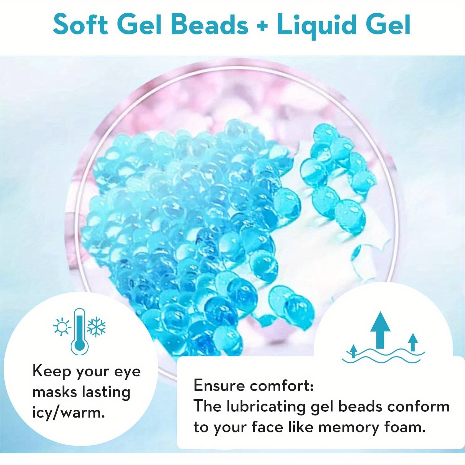 2Pcs/Set Gel Eye Mask Cooling  - Cold Pack Ice Gel recension och pris