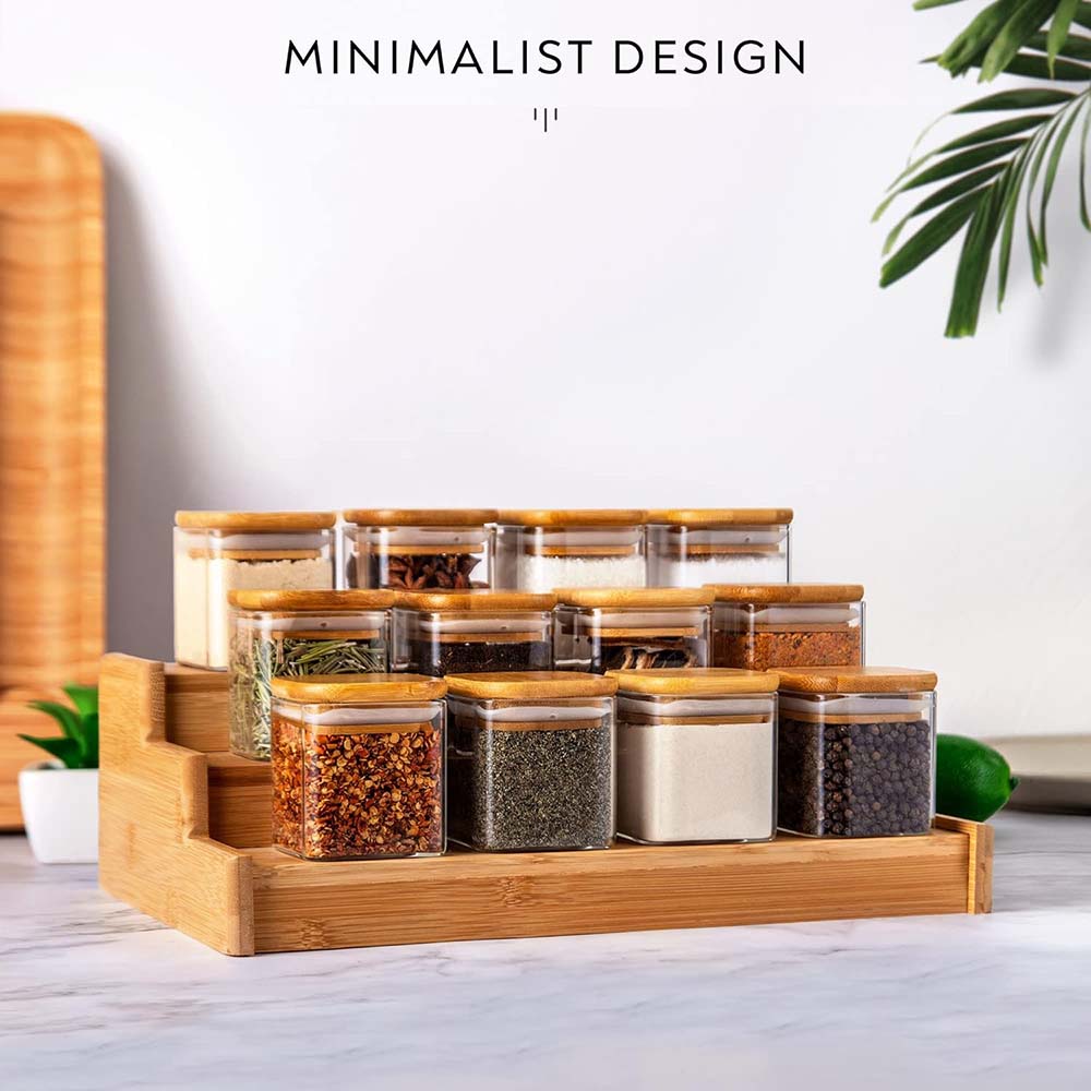 5oz Glass Jars Set with Spice  - Glass Meal Prep Container recension och pris