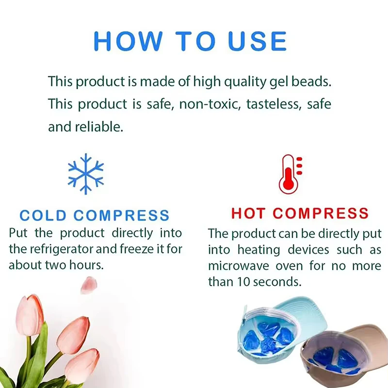 Blue Adjustable PVC Gel Ice Pa - Cold Pack Ice Gel recension och pris