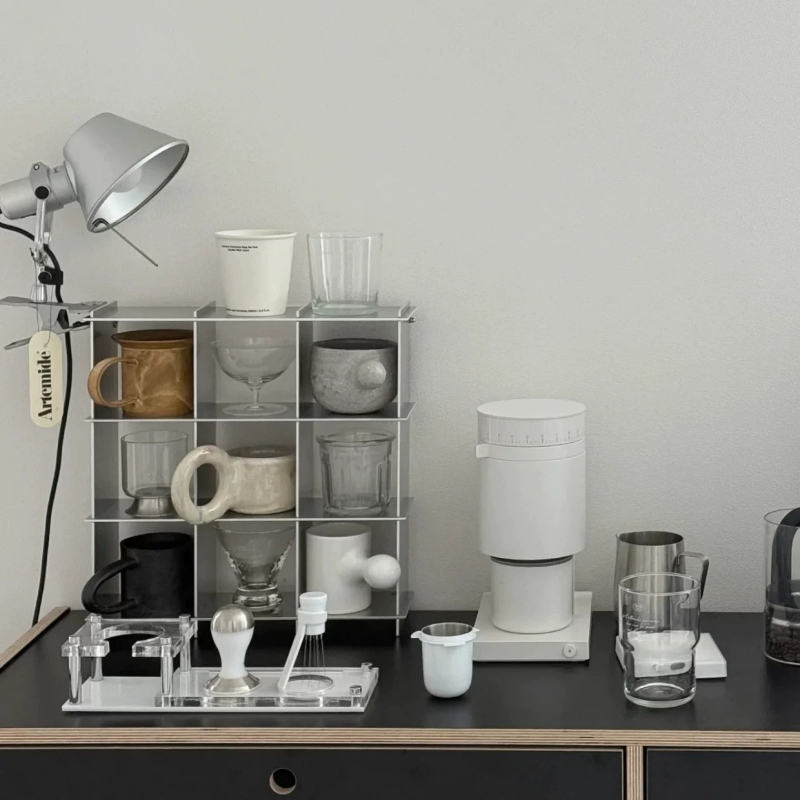 Minimalist Aluminum Alloy Coun - Food Storage Shelving recension och pris