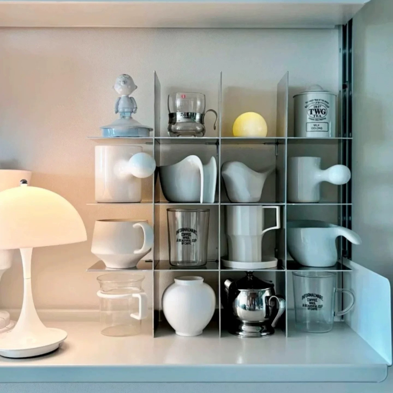 Minimalist Aluminum Alloy Coun - Food Storage Shelving recension och pris