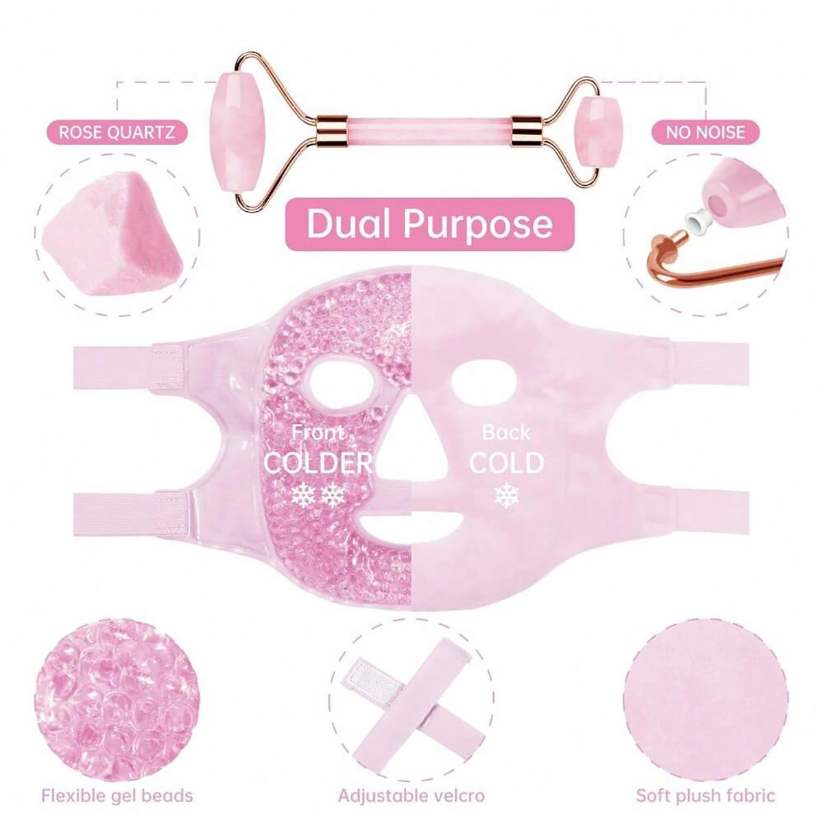Gel Cooling Ice Face Eye Mask  - Cold Pack Ice Gel recension och pris