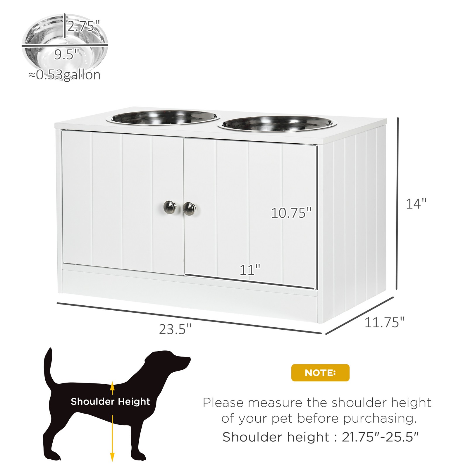 Magnetic-Door Dog Food Storage - Food Storage Pet recension och pris