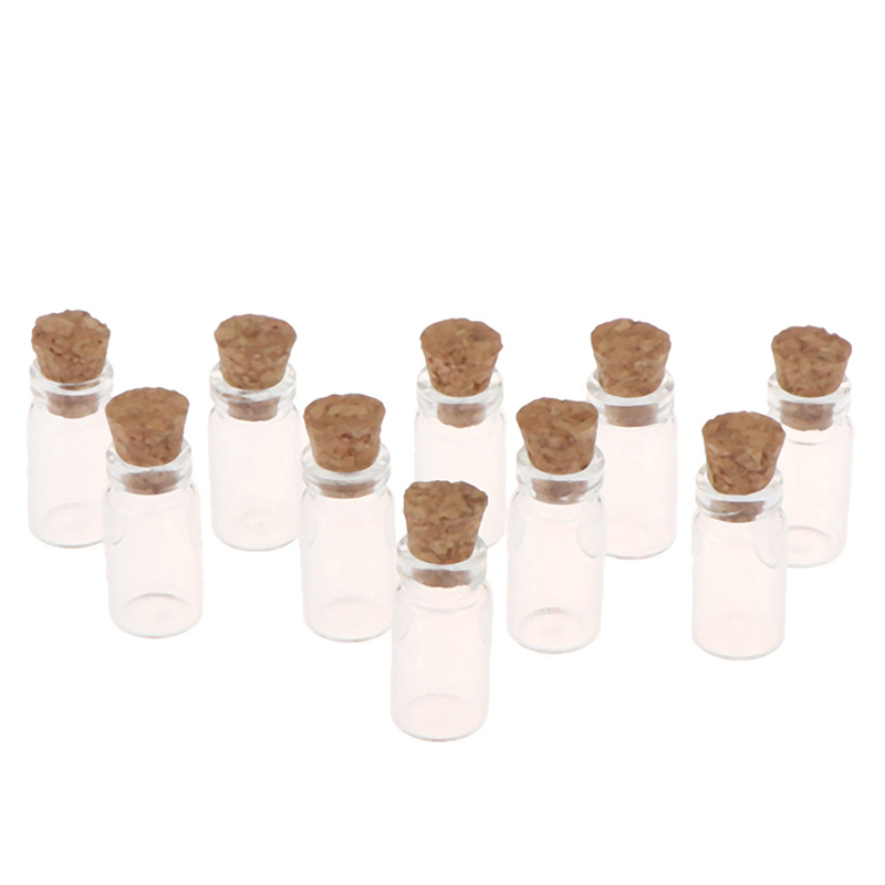 10Pcs 1:12 Dollhouse Miniature - Food Storage Glass Jar recension och pris