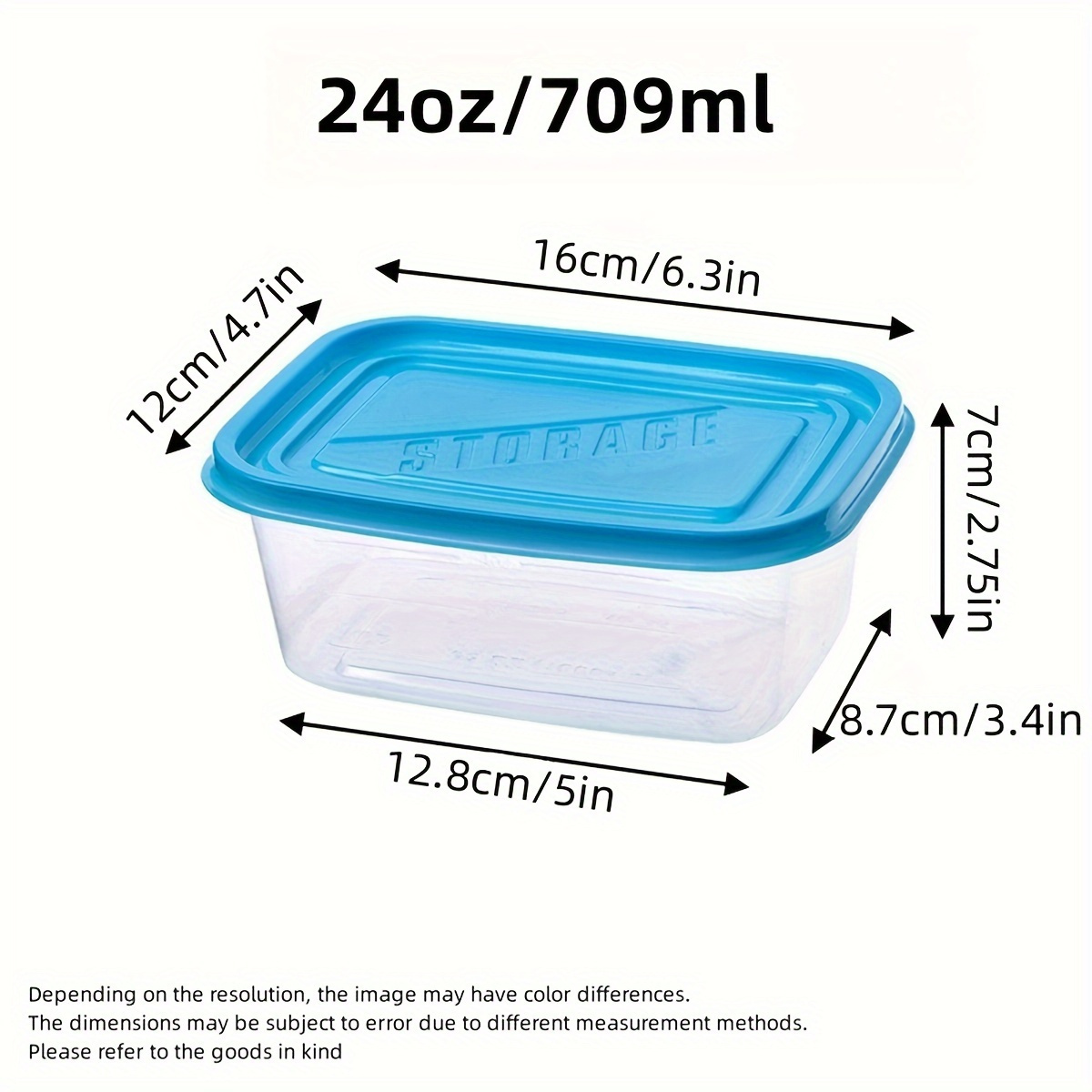 A Set of 6 Transparent Stackab - Food Storage With Colander recension och pris