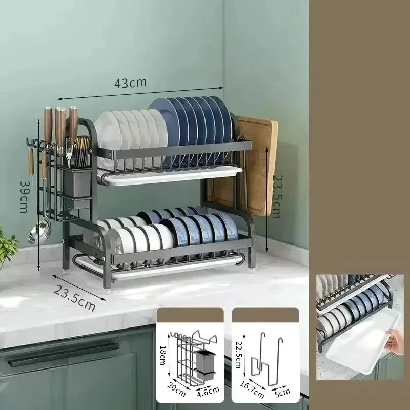 Kitchen dish storage rack, cab - Food Storage Shelving recension och pris