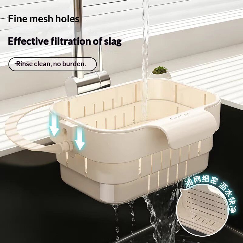 Foldable Sink Strainer Basket  - Food Storage With Colander recension och pris