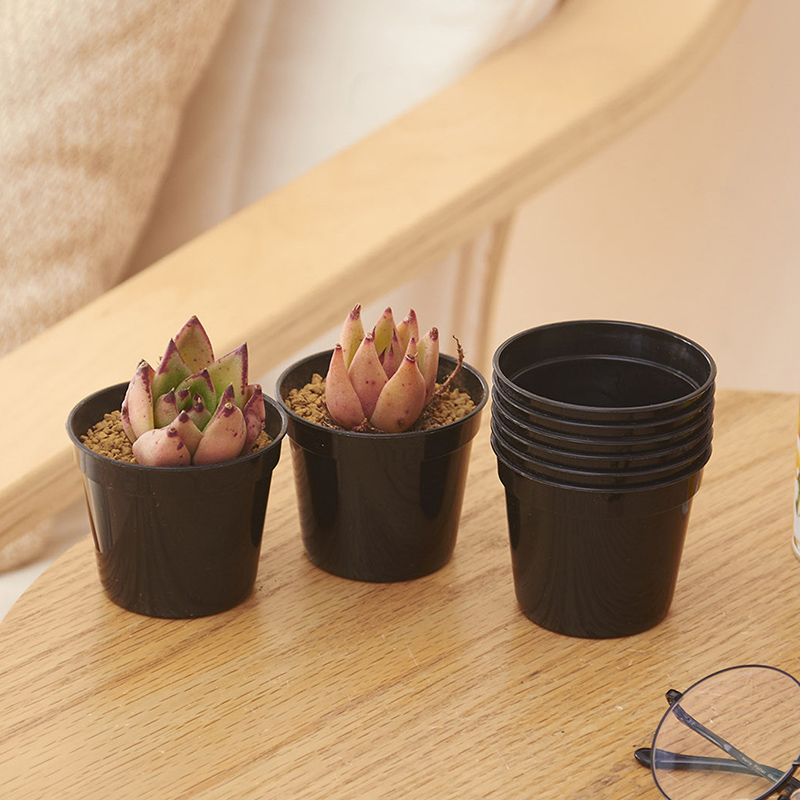 10/20pcs Round Plastic Flowerp - Food Storage Plants recension och pris