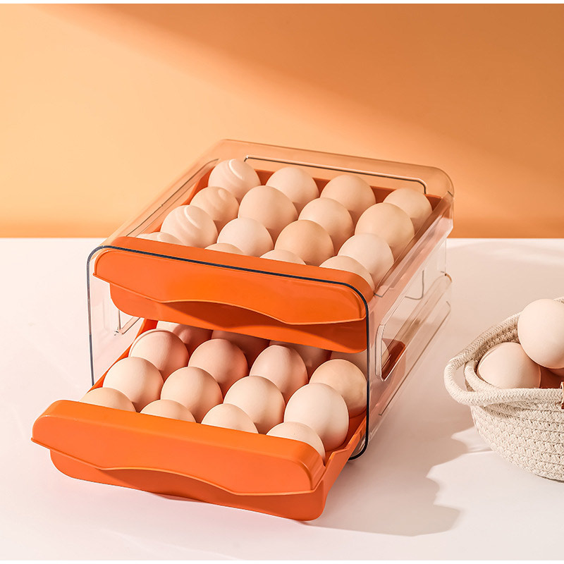 Double Layer Egg Storage Box w - Egg Storage Holder recension och pris