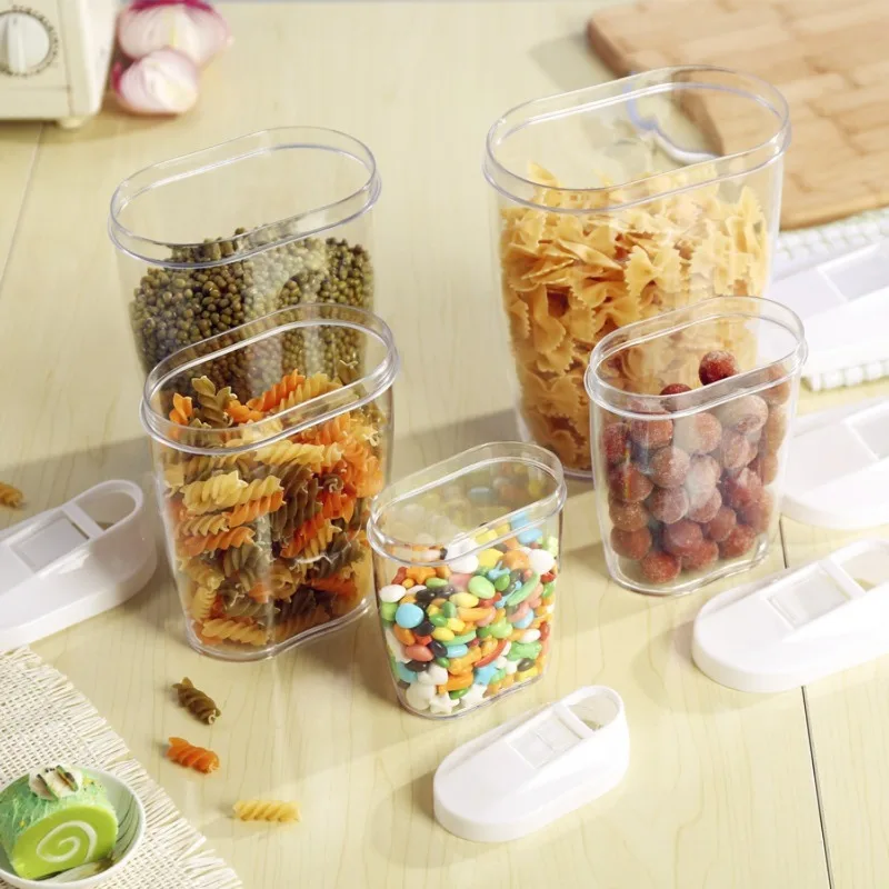 yes5pcs/set Sealed Food Storag - Food Storage Glass Jar recension och pris
