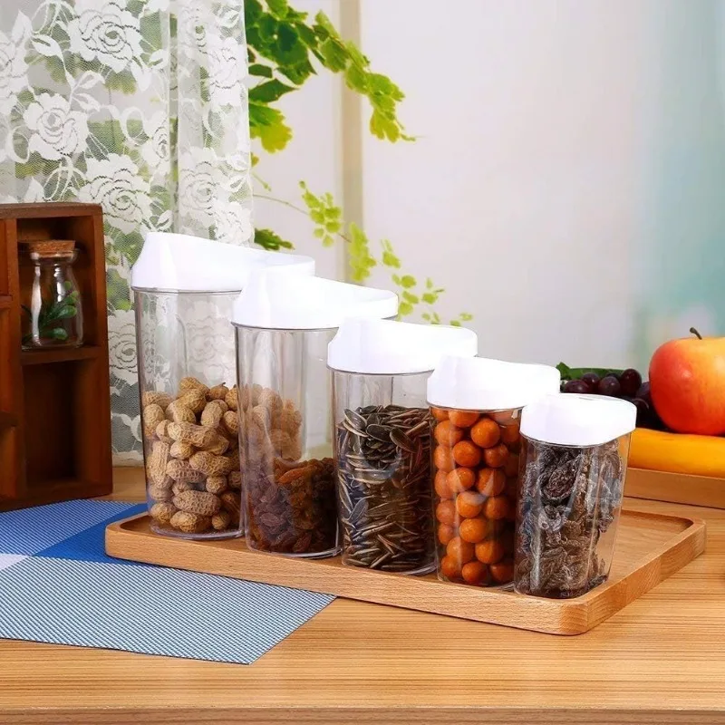 yes5pcs/set Sealed Food Storag - Food Storage Glass Jar recension och pris