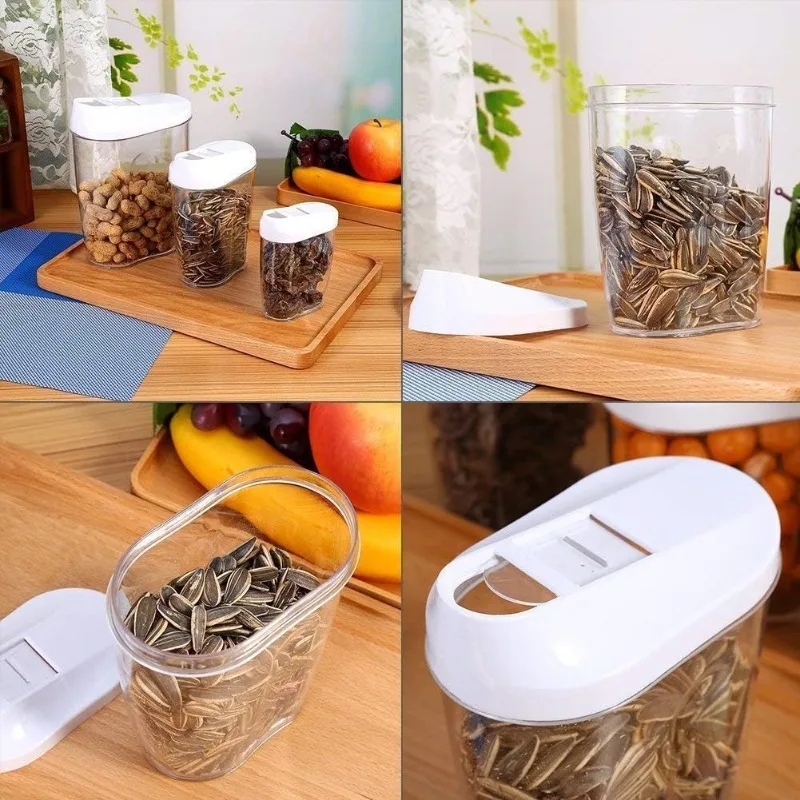 yes5pcs/set Sealed Food Storag - Food Storage Glass Jar recension och pris