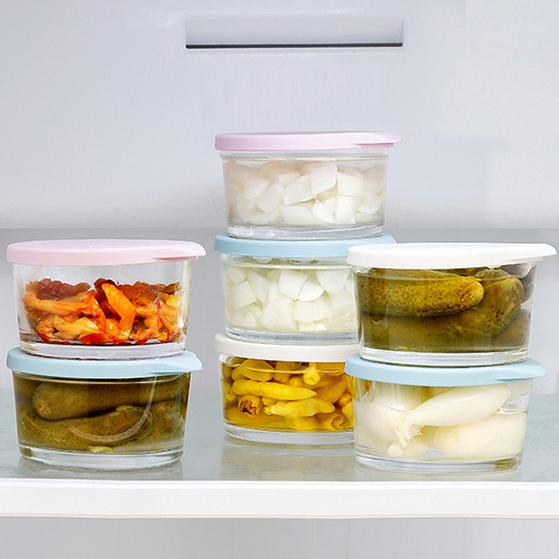 ●Microwave Safe Round Food Sto - Glass Meal Prep Container recension och pris