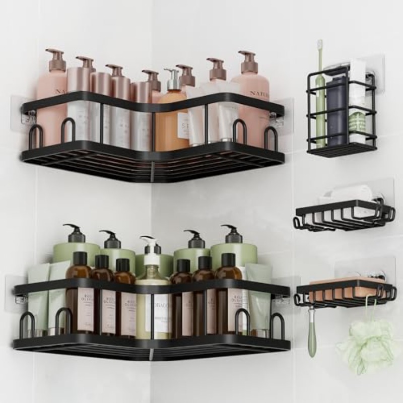 1Pcs/3Pcs/5Pcs Corner Shower S - Food Storage Shelving recension och pris