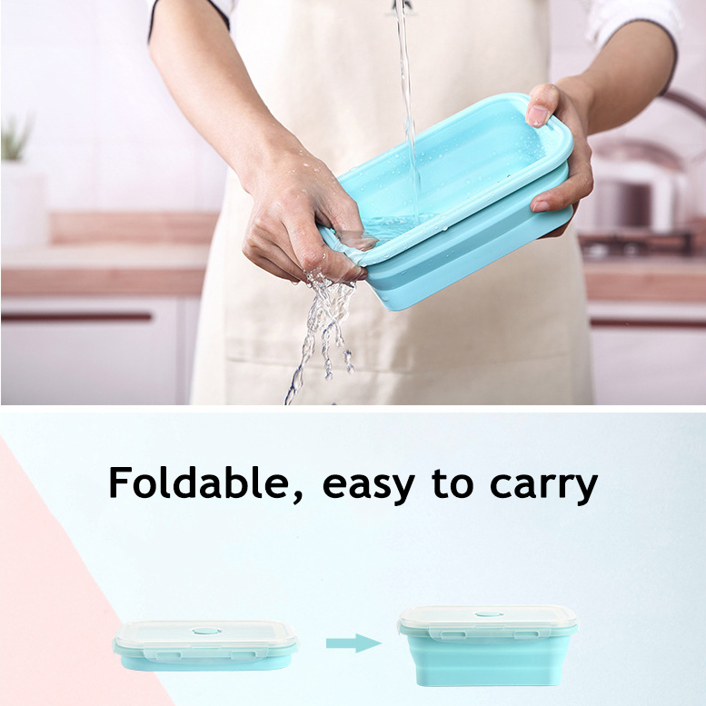 Collapsible Silicone Food Stor - Food Storage Microwave Safe recension och pris