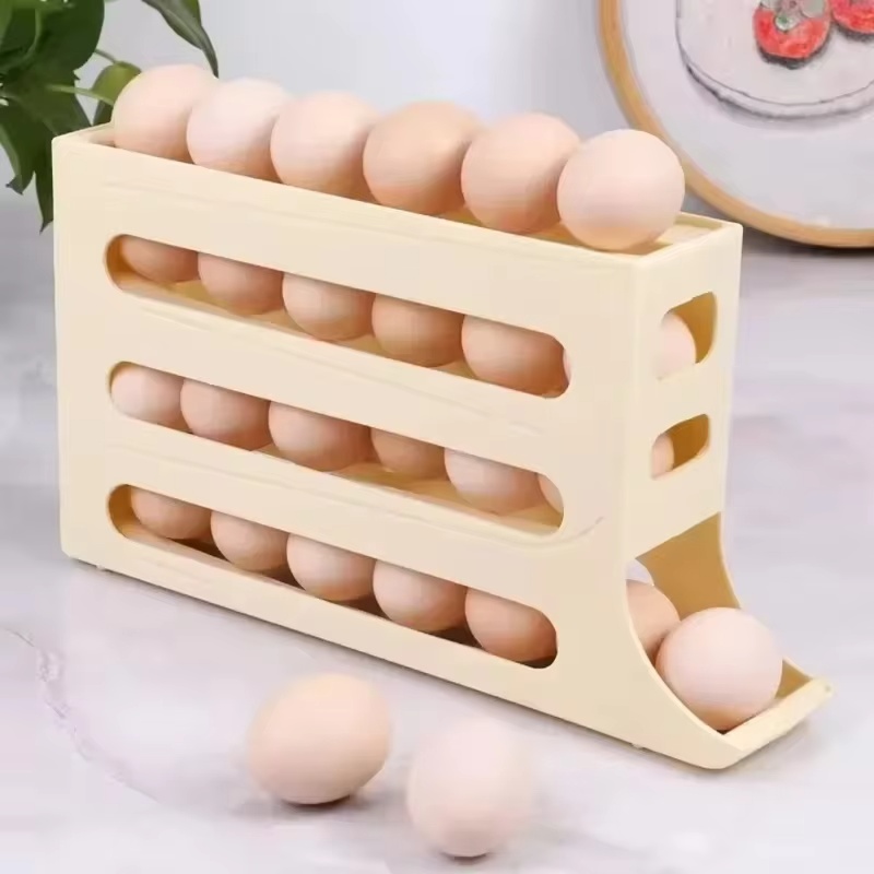 4-Level Automatic Egg Holder w - Egg Storage Holder recension och pris