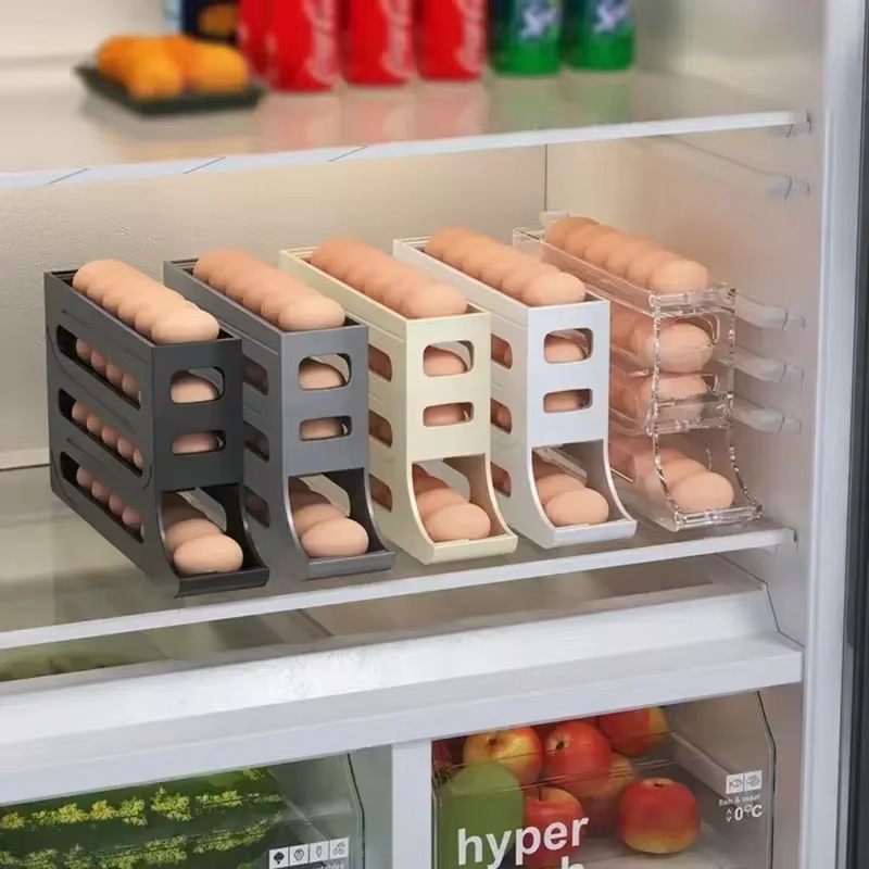 4-Level Automatic Egg Holder w - Egg Storage Holder recension och pris