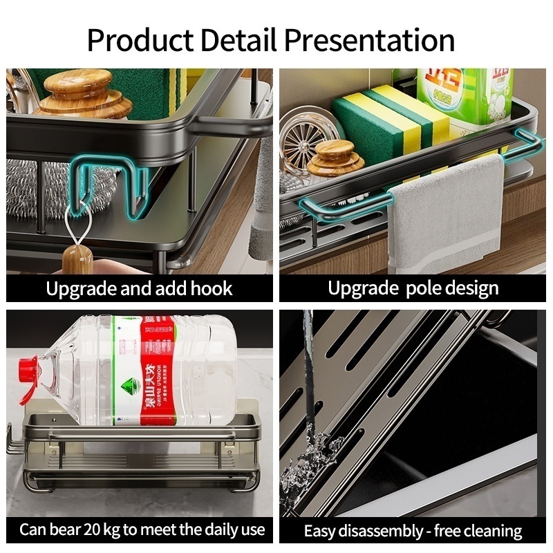 Multi-functional Kitchen Shelf - Food Storage Shelving recension och pris
