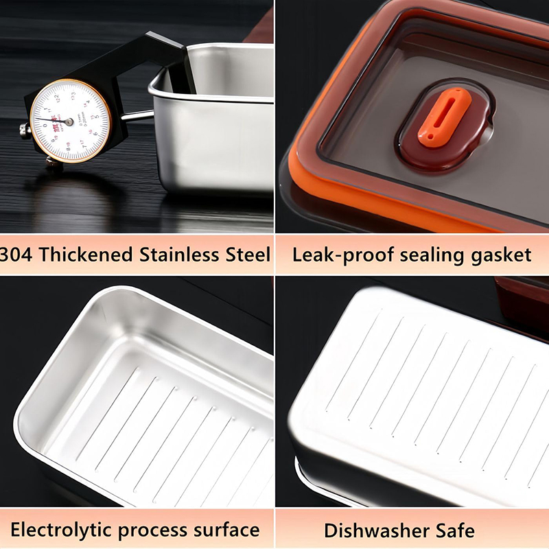 Storage Containers with Lids A - Food Storage Stainless Steel Containers recension och pris